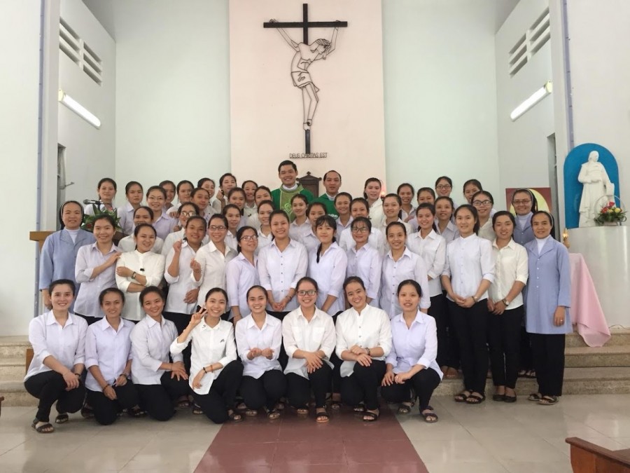 Gia đình Thanh Tuyển mừng lễ Quan Thầy 01 10 2018