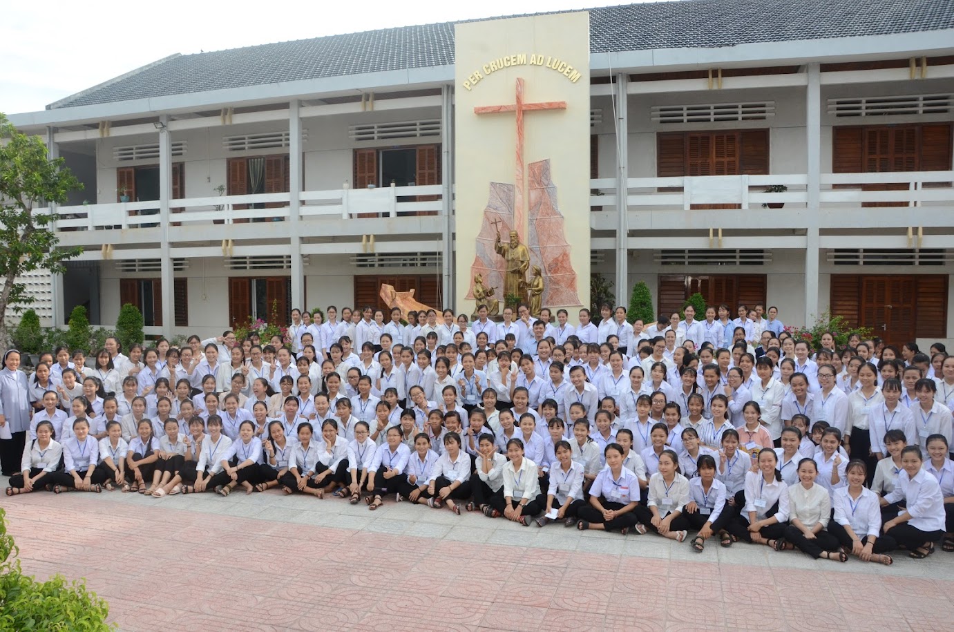 Các em Dự Tu và Thanh tuyển về tĩnh tâm tại Hội dòng 2019