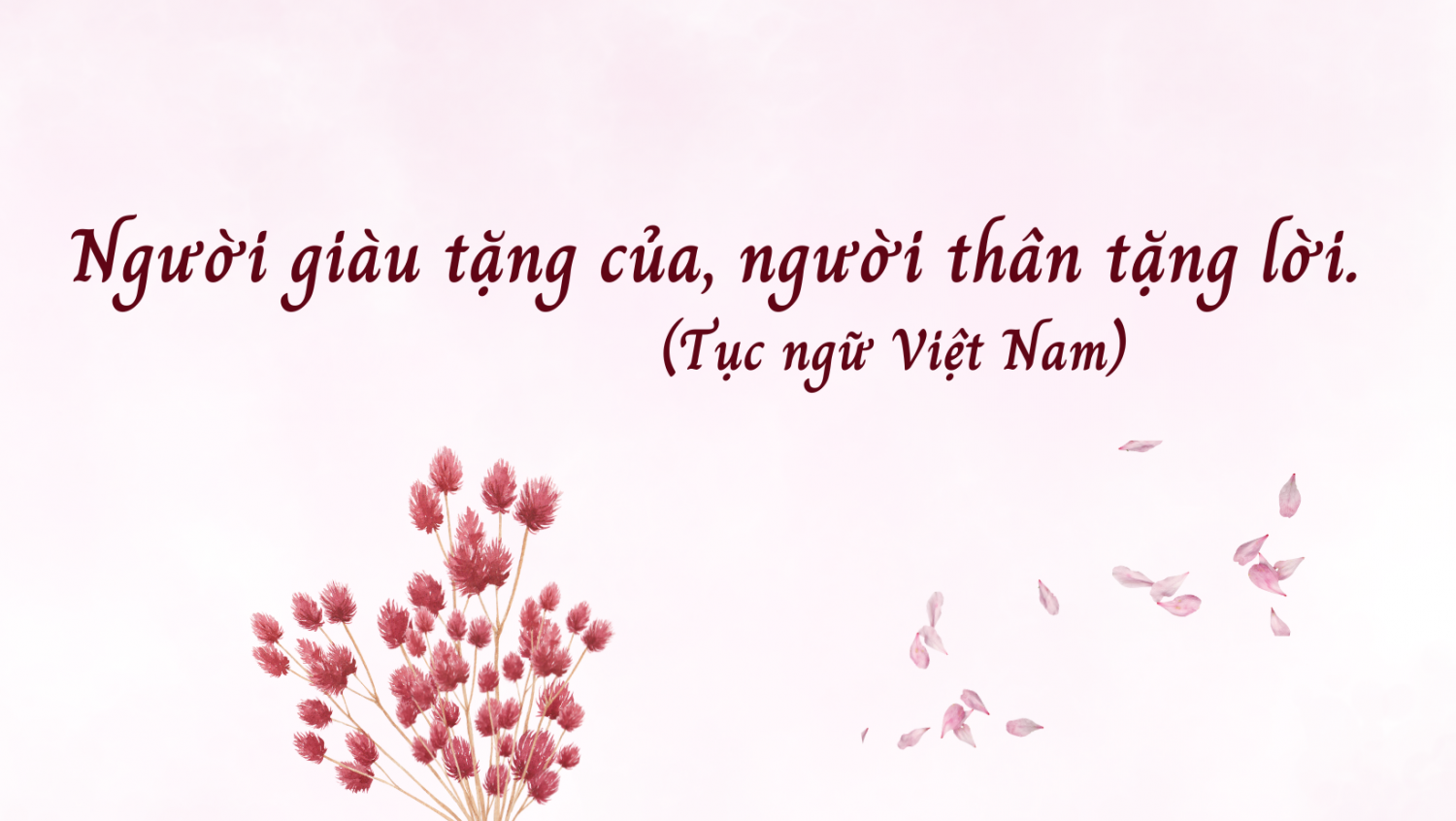người giàu và người thân