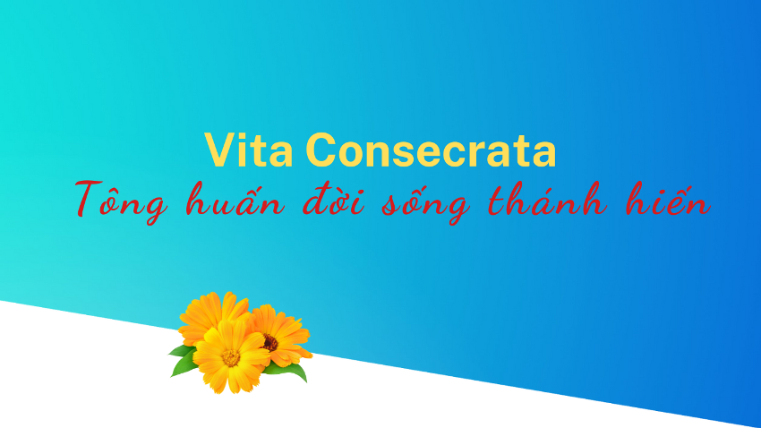 VITA CONSECRATA - TÔNG HUẤN ĐỜI SỐNG THÁNH HIẾN